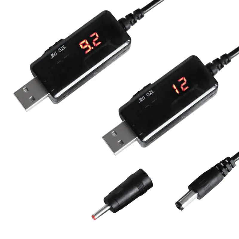 DT60 USB DC 5V to 9V 12V Power Cable for Route Charge WIFI Adapter Wire USB Boost Module Converter Via Powerbank USB view 5