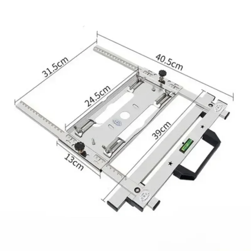 Board Cutting Guide Rail with Electric Cutter Woodworking Angle Stop Electric Circular Saw Track Saw Angle Cutting Board Tools