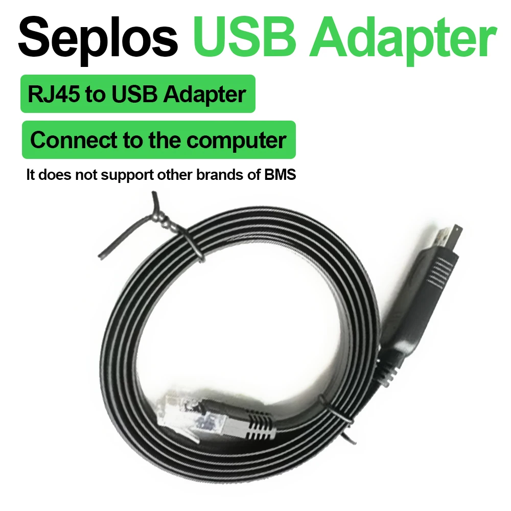 Seplos RJ45 to USB Adapter Connect BMS Battery Management System And PC Computer