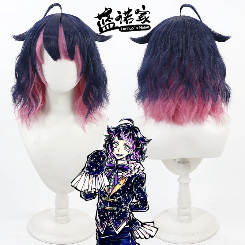 悪魔執事と黒猫ラムリコスプレウィッグハロウィンカーニバルパーティー小道具人工毛耐熱繊維