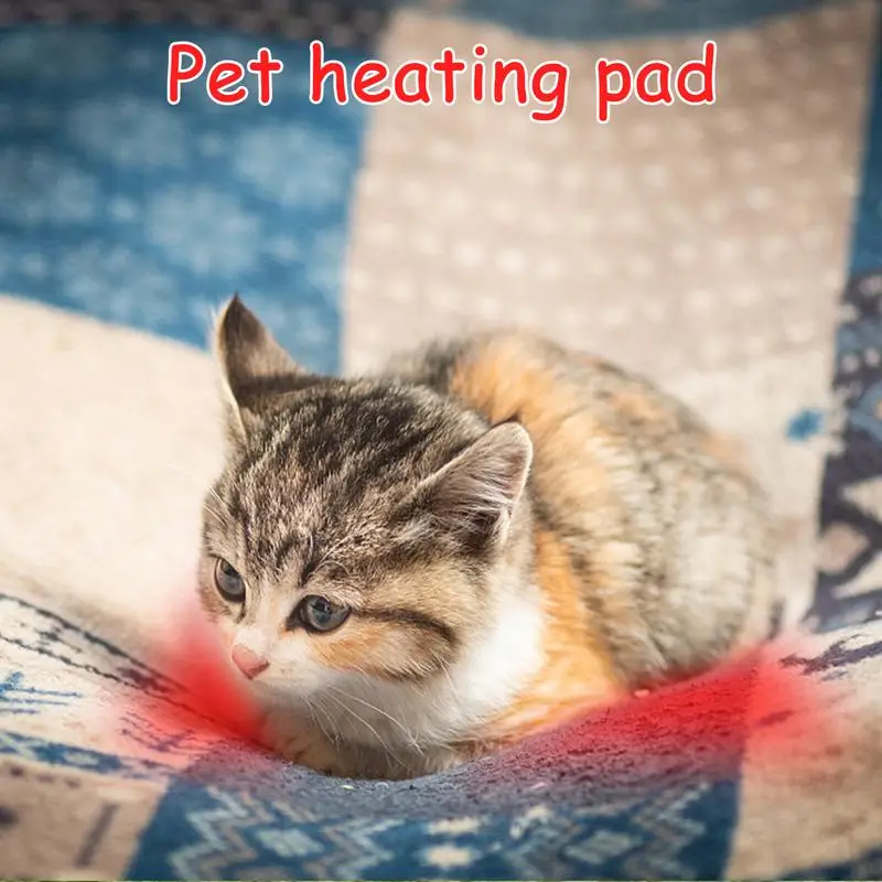 Pet Heating Pad USB Washable Adjustable Premium Carbon Fiber Composite Fiber Warming Mat For Keeping Warm