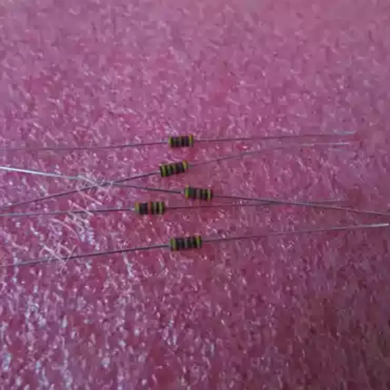 10-100pcs imported RCR05G473JS 47K 1/8W antique carbon core non inductive resistor gallbladder machine special