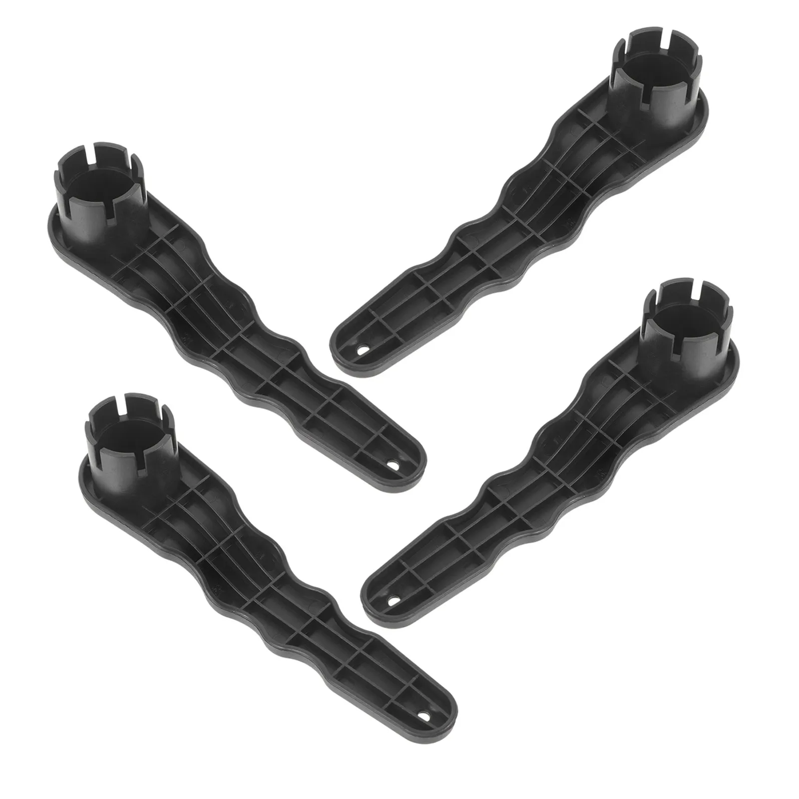 4Pcs Marine Repair Wrench Gray 6-Groove Plastic Valve Spanner for Inflatable Kayak Paddleboard Boat Dinghy Canoe Valve Removal view 3