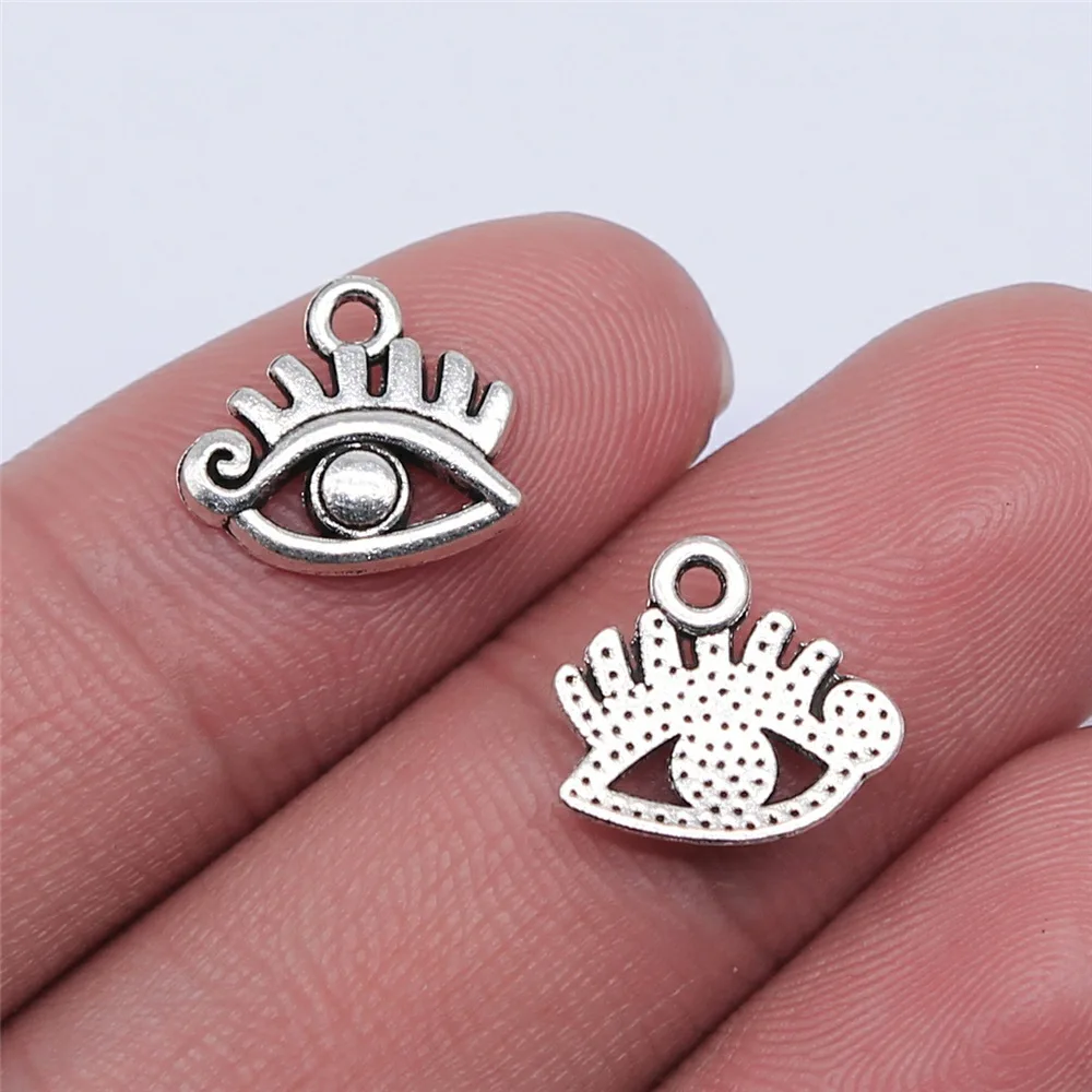 20pcs Witch Evil Eye Charms, DIY Jewelry Making