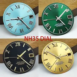 NH35 Roman numeral 28.5mm S dial NH35 dial is suitable for NH35 NH36 movement watch accessories repair tools