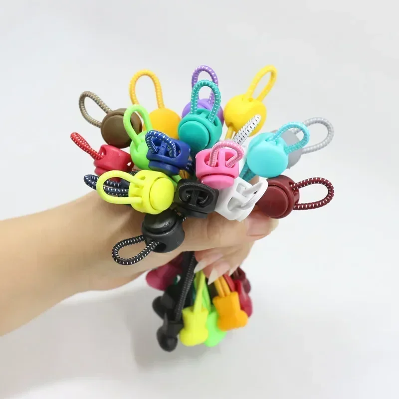 1 Pair Sports Elastic ShoeLaces No Tie Shoe Laces Kids Adult Lazy Locking Laces Shoe Accessories Lacets Elastique Shoelaces image 3