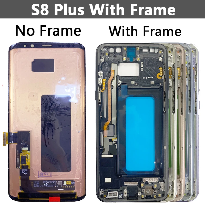 OLED Frontal For Samsung Galaxy S8 plus G955 LCD G955F Display Touch Screen Digitizer Assembly For Samsung S8 plus Screen NEW