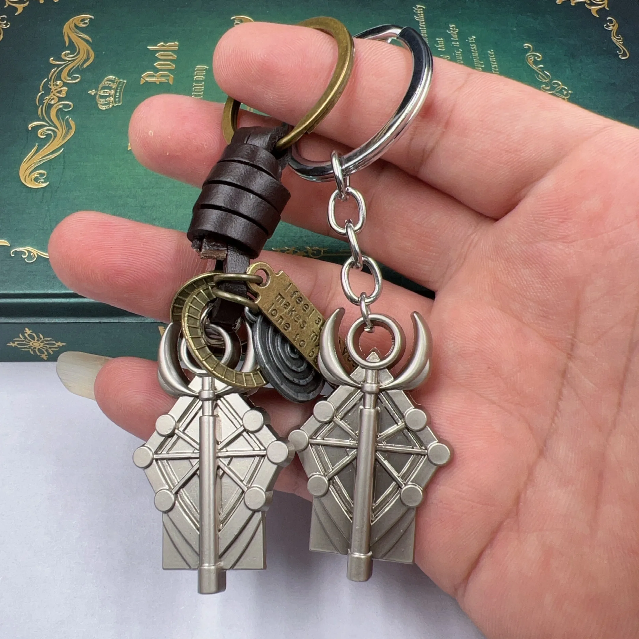 Anime Frieren: más allá del final del viaje llavero Frieren en el funerario Frieren el último mago personal sagrado colgante joyería de elfo