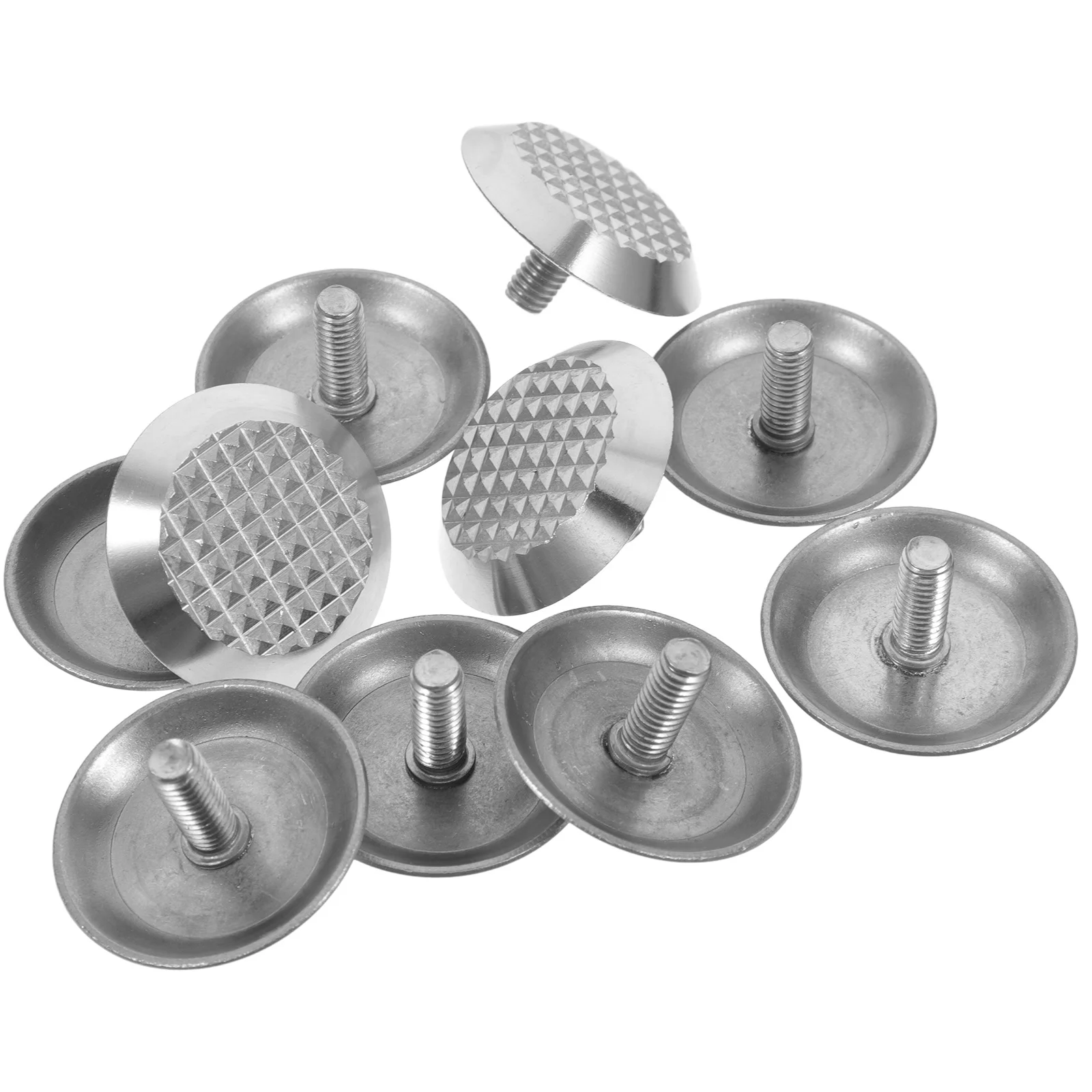 10 قطعة مسامير الطريق العمياء 304 الفولاذ المقاوم للصدأ المضادة للانزلاق اللمس رصف ترصيع لضعف البصر الممشى الرصيف التوجيه