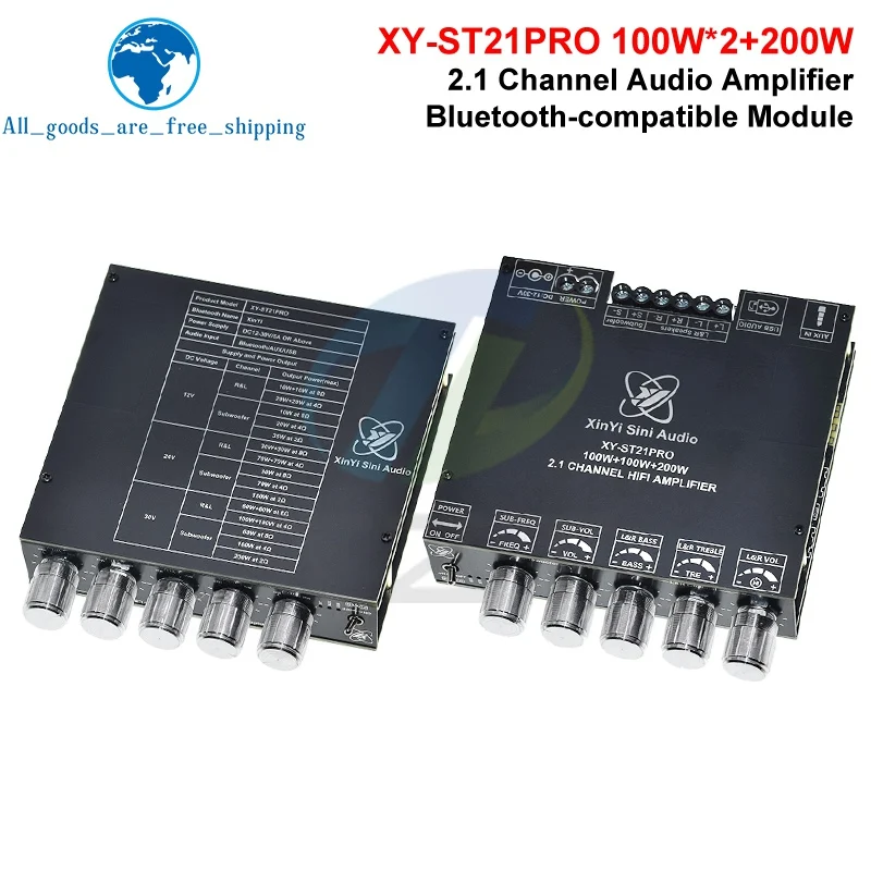 XY-ST21PRO 2.1 Channel Amplifier Board TPA3221