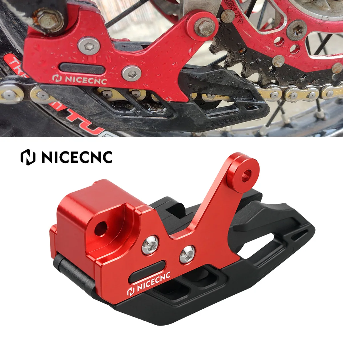 

NICECNC For Beta RR 300 Xtrainer 300 250 2010-2024 RR 125 200 350 390 430 450 480 RS 450 525 Chain Guide Cover Guard Protector