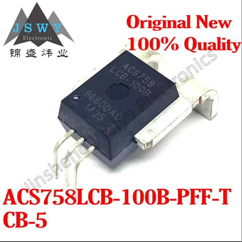 

(1/10 Piece) ACS758LCB-100B-PFF-T CB-5 ACS758LCB-100B/Hall Effect - based Current Sensor/New Original Stock Electronic