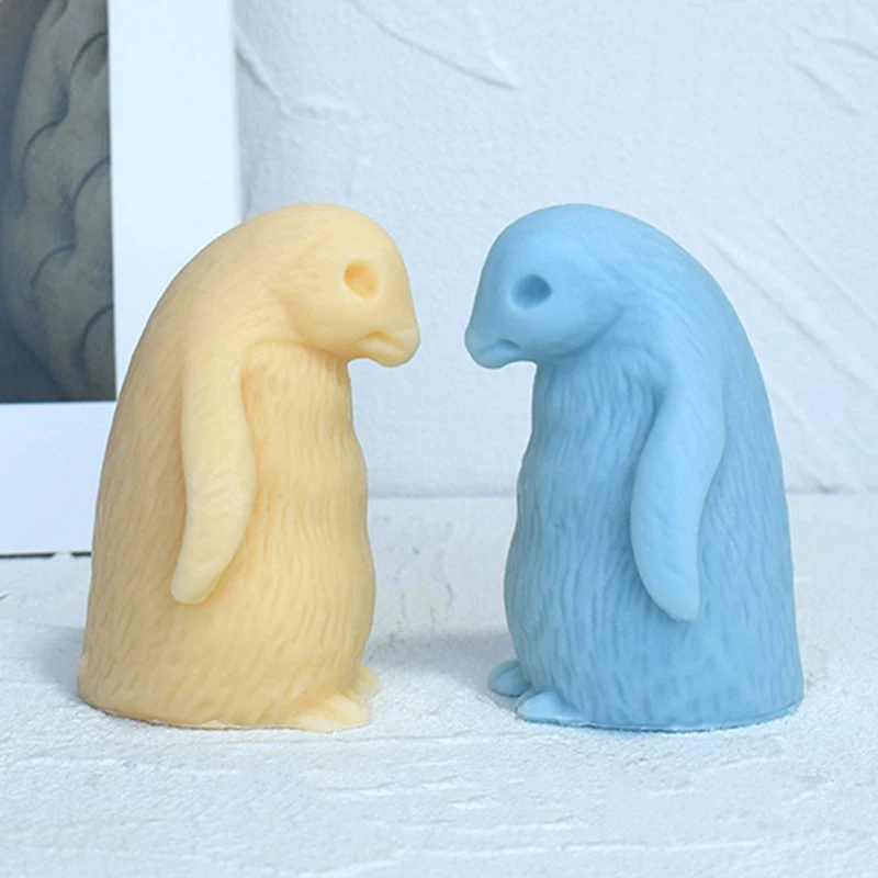 

3D Chubby Penguin Thick Silicone Mold for Candle DIY Ice Kingdom Cute Penguin Plaster Making Supplies Hot Sale Decoration Gifts