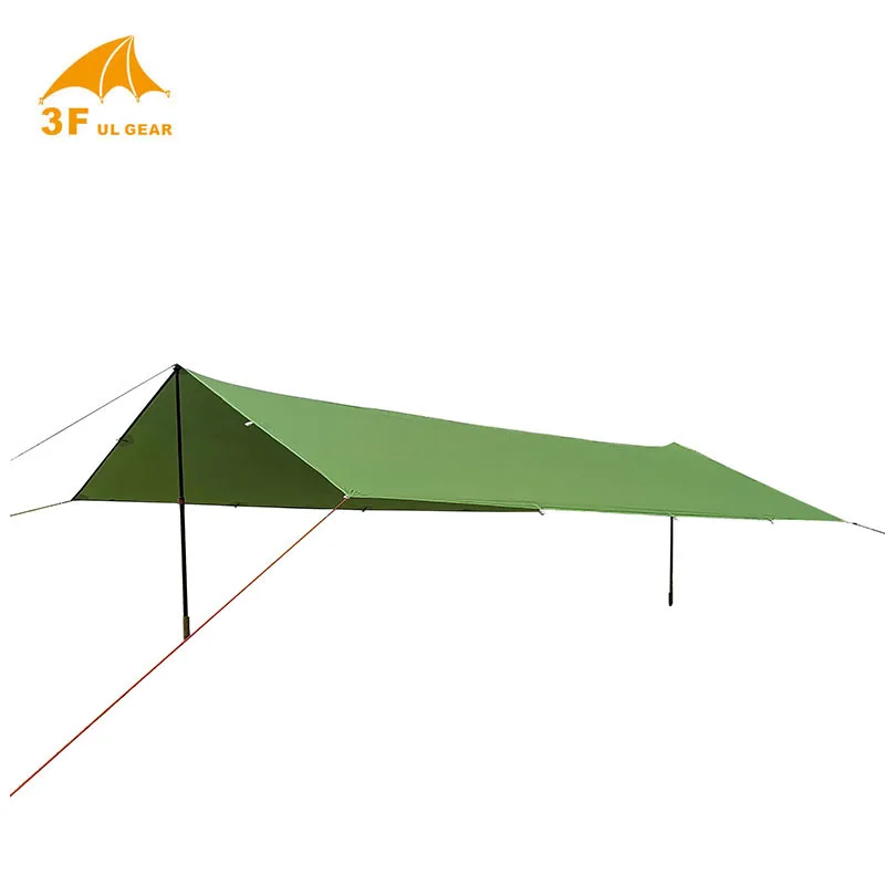 3F ULギア レクタングル 15D シルナイロン シルバー 軽量 3×3 / 4×3