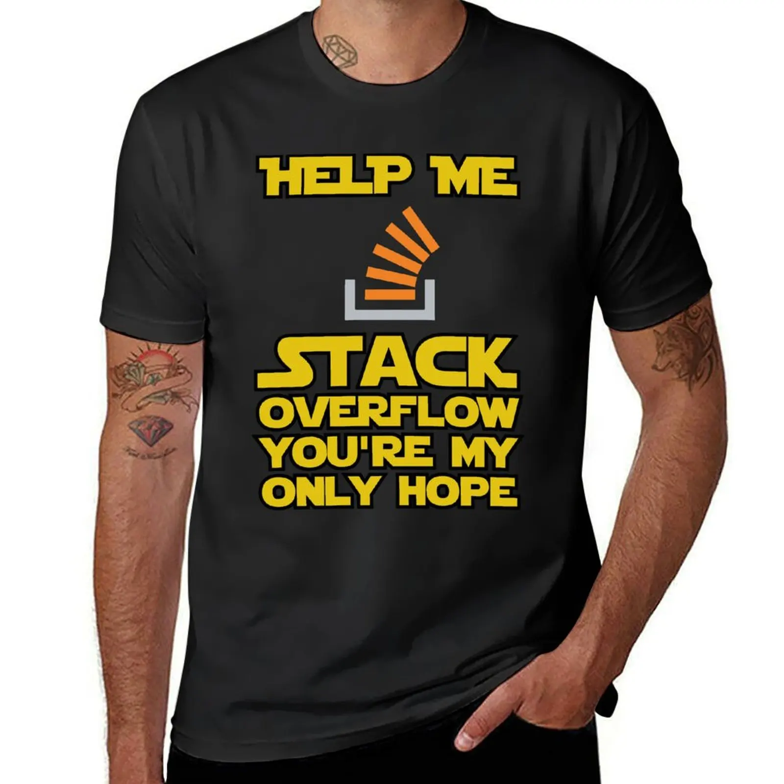 Help me Stack Overflow T-Shirt graphics heavyweights for a boy tops funny t shirts for men