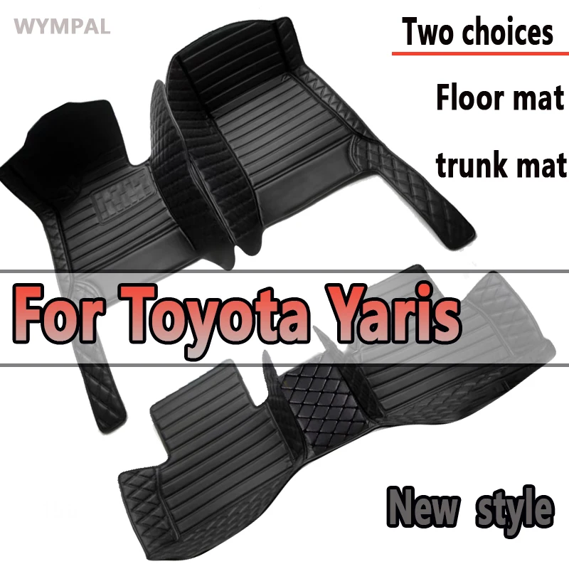 Car Floor Mats For Toyota Yaris Hybrid Mazda2 Hybrid MXPH11 2021 2022 2023 Waterproof Protective Pad Floor Cover Car Accessories