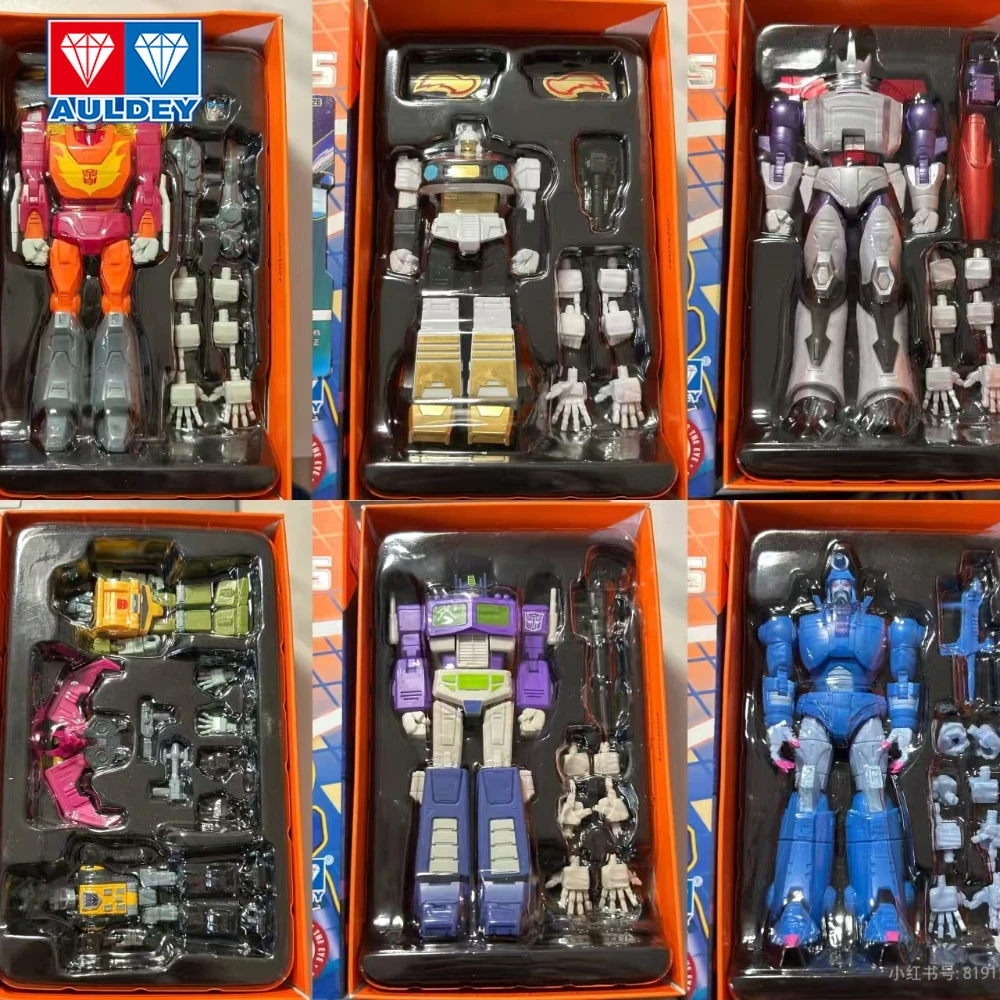 本物の正規品トランスフォーマーメカモデルガルバトロンクリアメガトロンコレクタブルアクションフィギュア男の子の祭りサプライズギフトおもちゃ