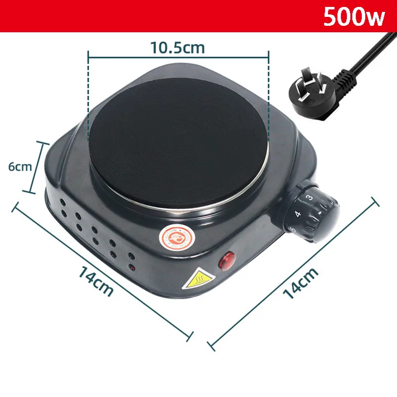 Promotion Multifunction Mini Electric Burner Coffee Heating Stove Furnace Pot Heater Warmer Milk Cooker Travel Mug Hot Plate