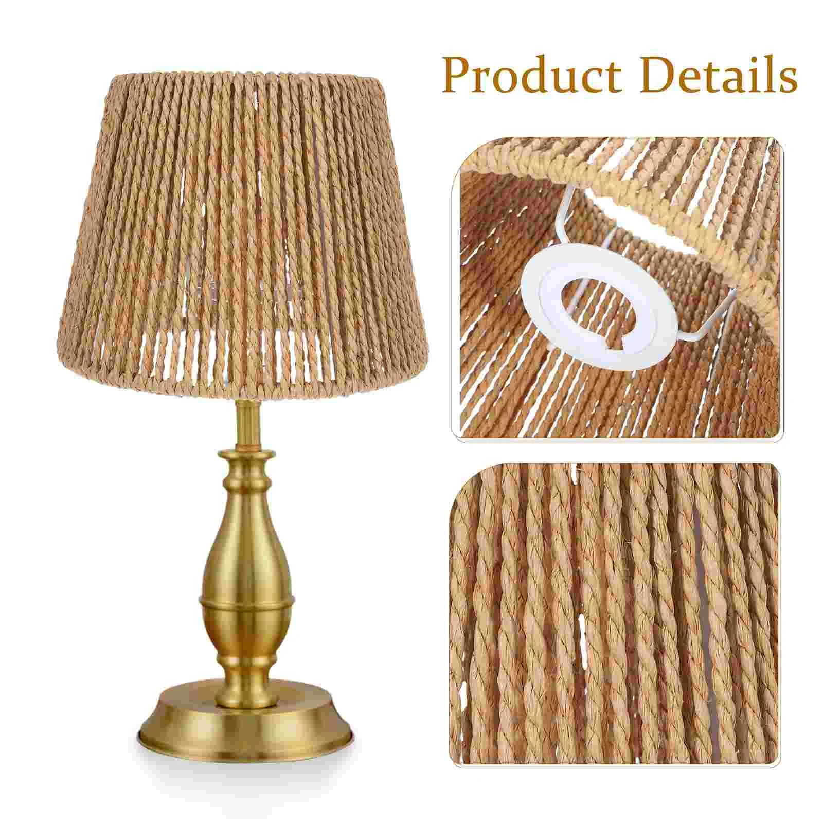 Paper Rope Table Lamp Ceiling Covers Fluorescent Light Pendant Lights Chandelier
