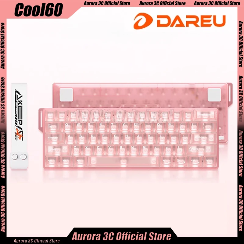 

DAREU COOL60 Magnetic Keyboard 8K RT0.01mm Mechanical Keyboard lowest 0.04ms Delay Rapid Trigger Custom RGB Gamer Pc Accessories