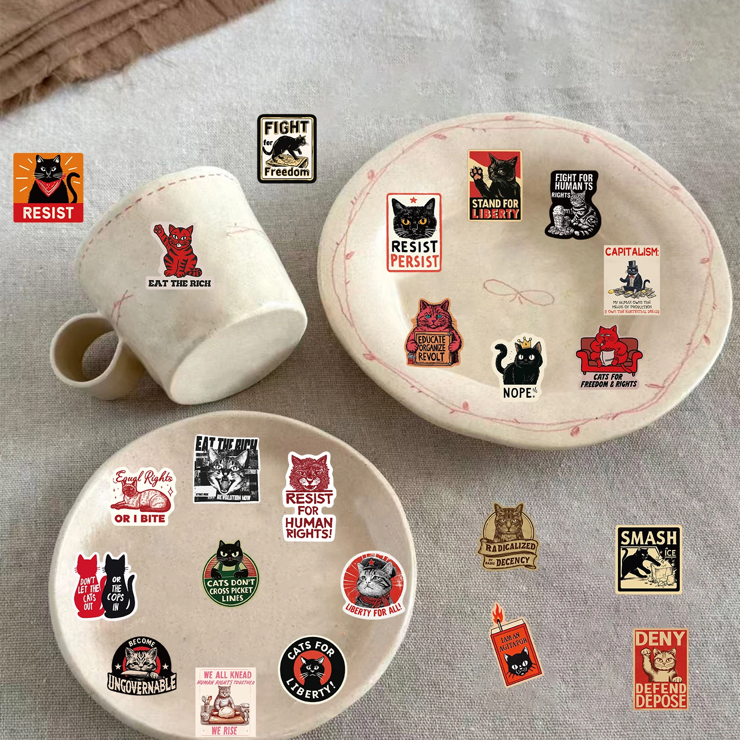 50 autocollants Revolt pour ca - Streetwear Brand Stickers avis et prix