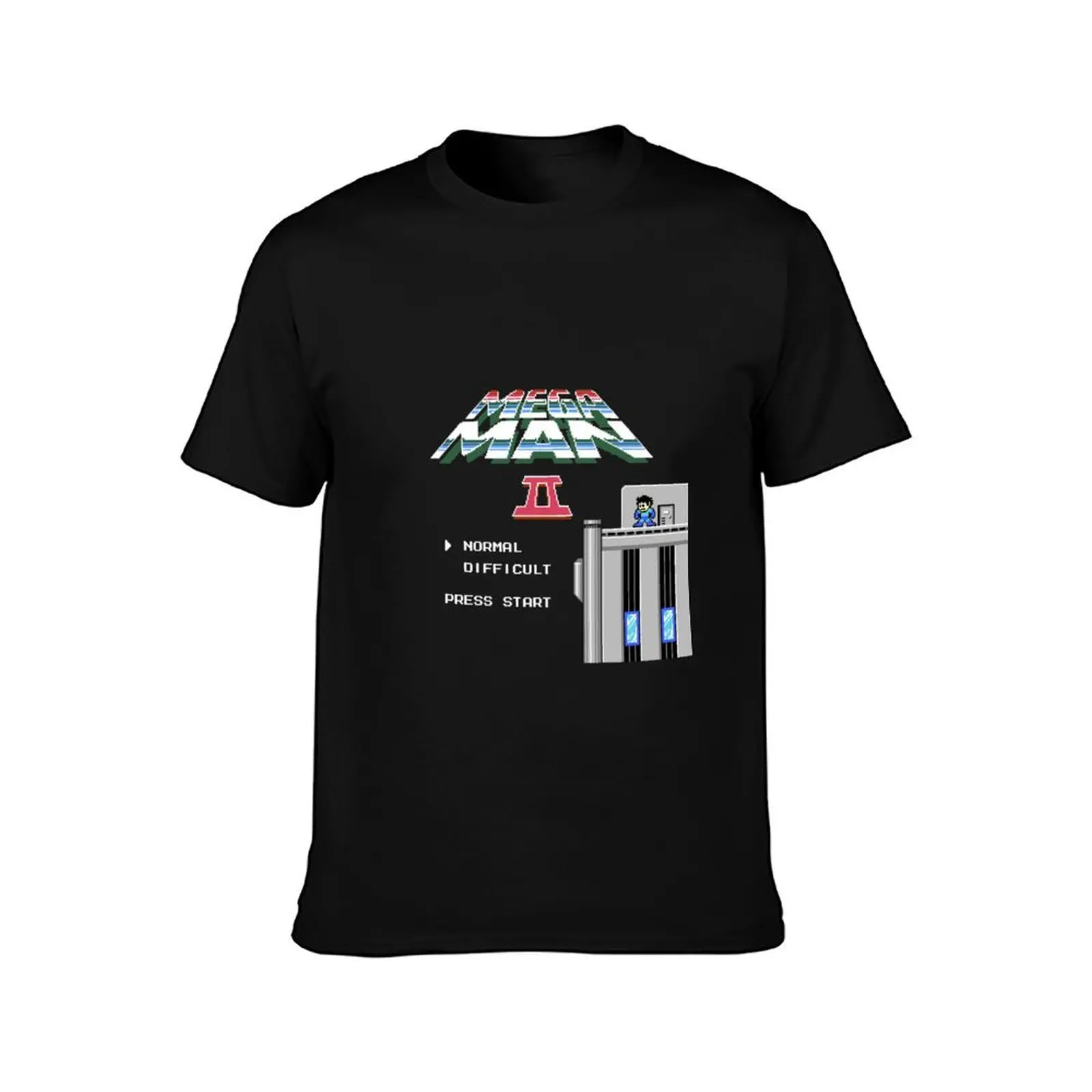 Megaman 2 - He's up on the effin' roof T-Shirt Comfortable Workout Short Sleeve Shirt T-Shirt