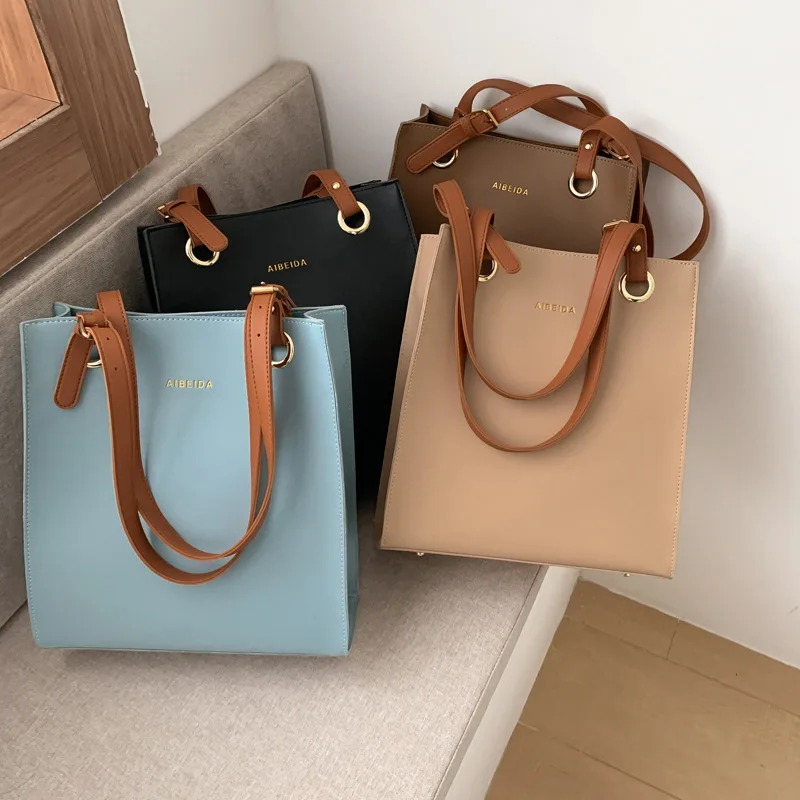 

Bolsos 2022 Ladies Handbags Women Fashion Bags Designer Tote Luxury Brand Leather Shoulder Bag Female Top Handle Bags Sac A Main