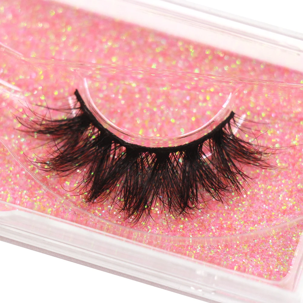 LEHUAMAO 3D Fluffy Mink Eyelashes Natural Look Strip Lashes Lightweight Volume False Eyelashes Extension Thick Eye Makeup E11
