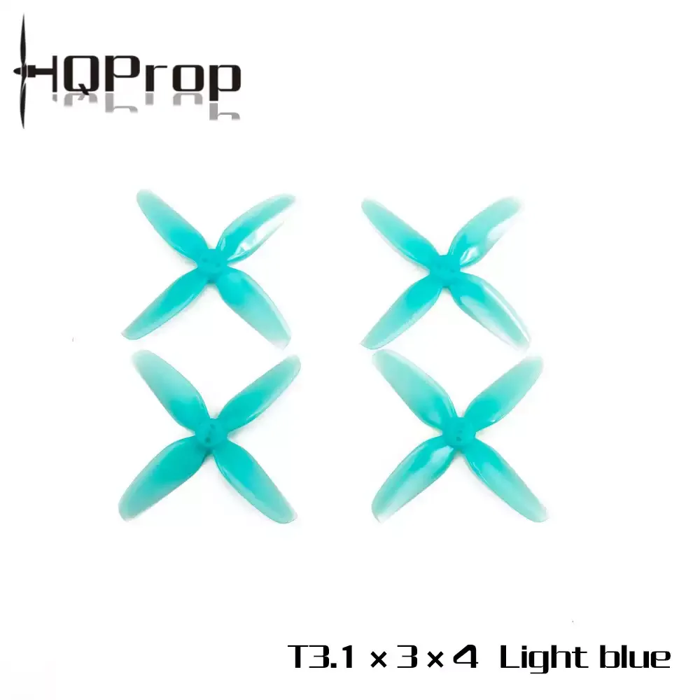 HQProp T3.1X3X4 3.1 Inch 4-Blade PC Propeller 2CW+2CCW Mini 3inch Toothpick FPV Drone Blades