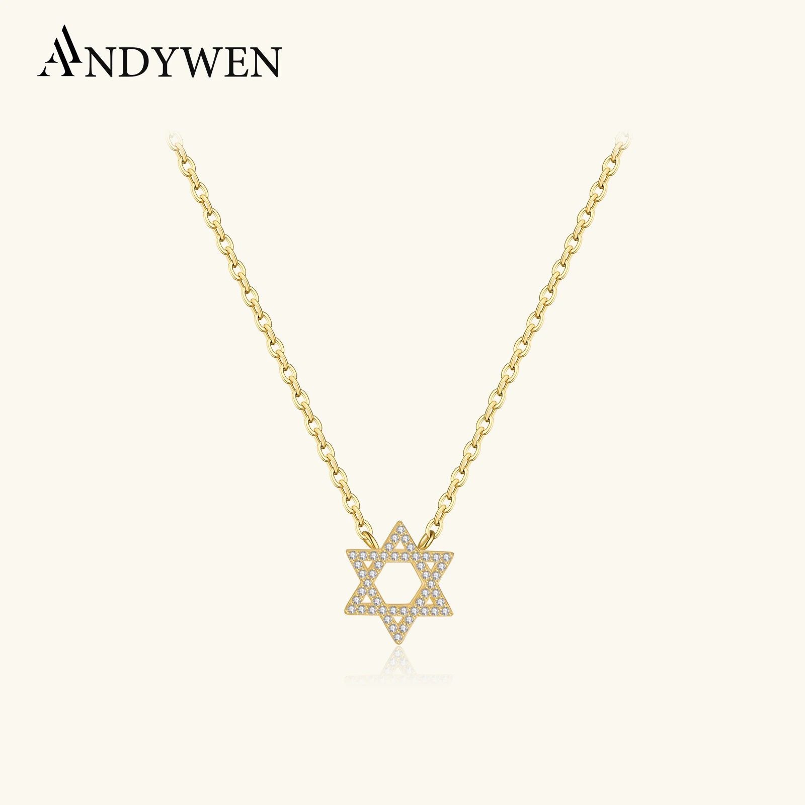 

Женское Ожерелье ANDYWEN из стерлингового серебра 925 пробы, длинная цепочка 2024, изящные Роскошные ювелирные украшения на годовщину или свадьбу