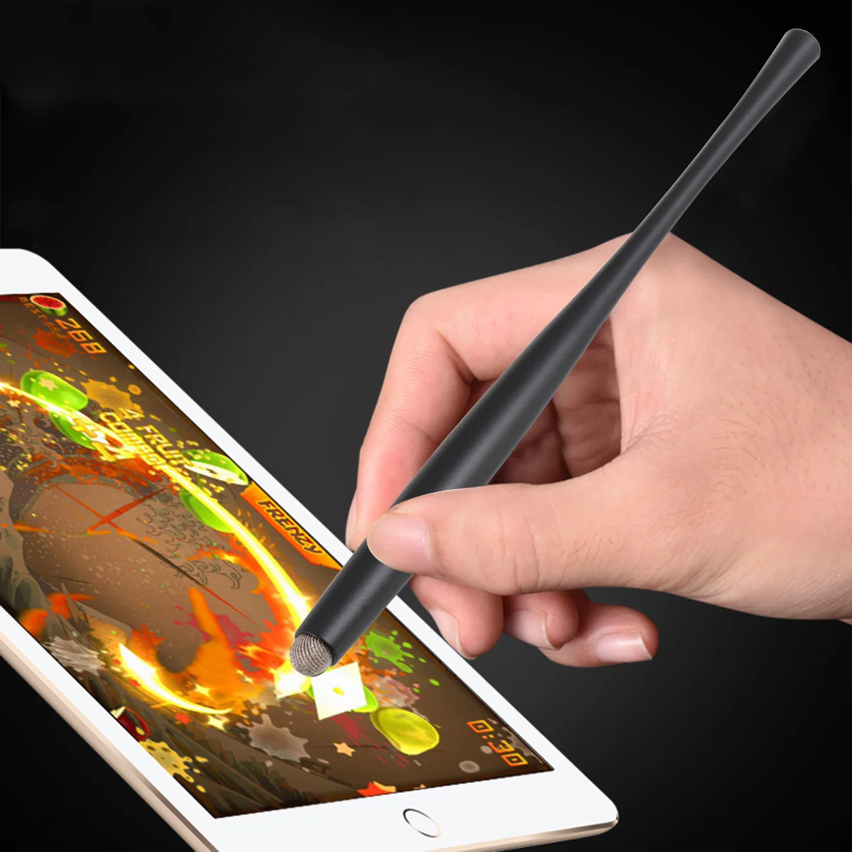 

2 шт., металлическая емкостная ручка, гладкий стилус для сенсорного экрана для телефона, планшета, инструмент для рукописного ввода, разноцветная ручка для сенсорного экрана