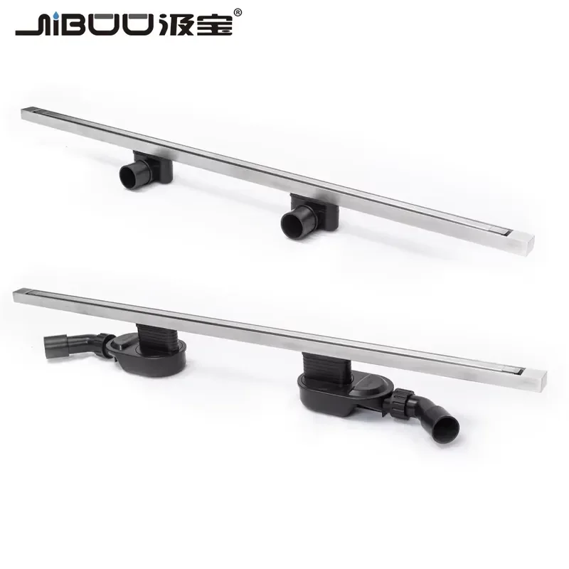 for Freestanding Deluxe European Modern Design Kitchen Bathroom Bathtub Hotel Double Drain Water Outlet Slender Linear Side