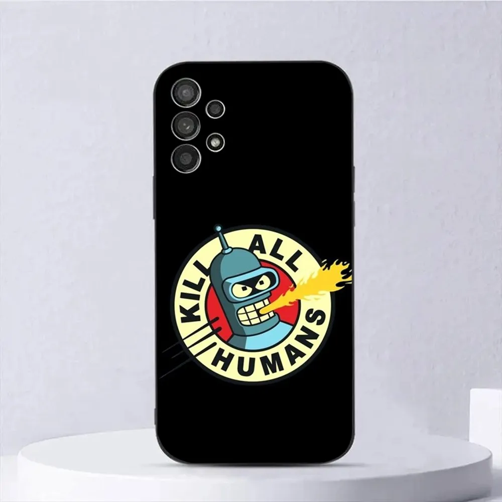 F-Futurama Anime B-Bender Phone Case For Samsung Galaxy A13,A21s,A22,A31,A32,A52,A53,A71,A80,A91 Soft Black Shell