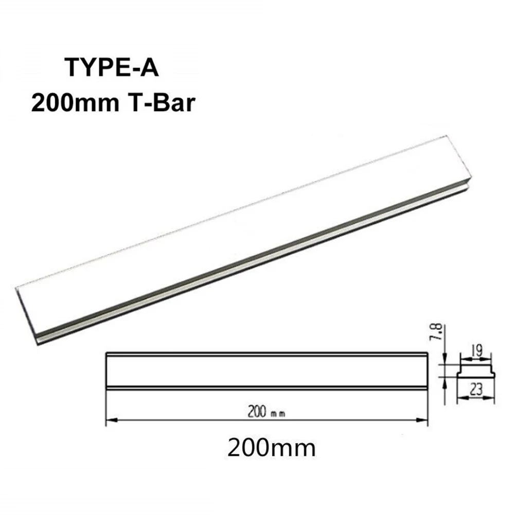 Aluminium Aloi t-track Slot Miter Track Jig Woodworking Miter Track Miter Bar Slider Table Saw Rod T Slider 100-450mm