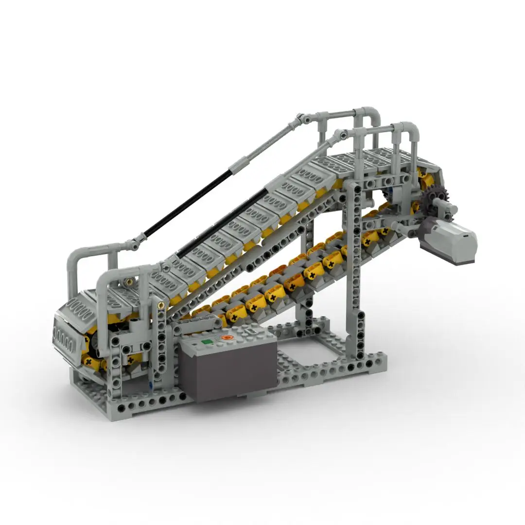 السلالم المتحركة الكهربائية نموذج لغز ثلاثي الأبعاد