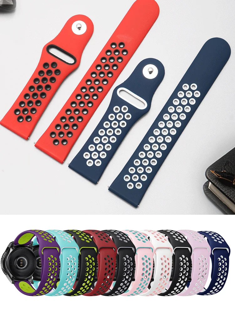 20mm 22mm Bracelet for Amazfit strap Silicone GTS/2/2e/GTS2 Mini/GTR 42mm/47mm/GTR2/2e/stratos Sport Watch band Amazfit bip 6 5