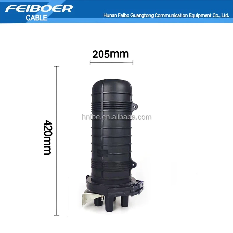 

2025 hot sale 48 96 144 core IP65 Waterproof Junction Box / Splice Tray Cable Tie 96core Fiber Optic Splice Closures price