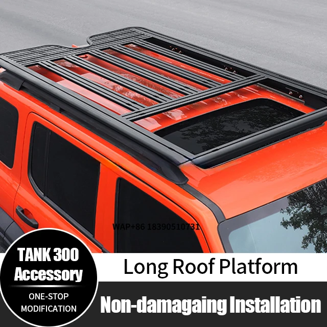 

Thickened Aluminum Alloy Long Roof Luggage Platform Rack for GWM Tank 300 Car Accessories