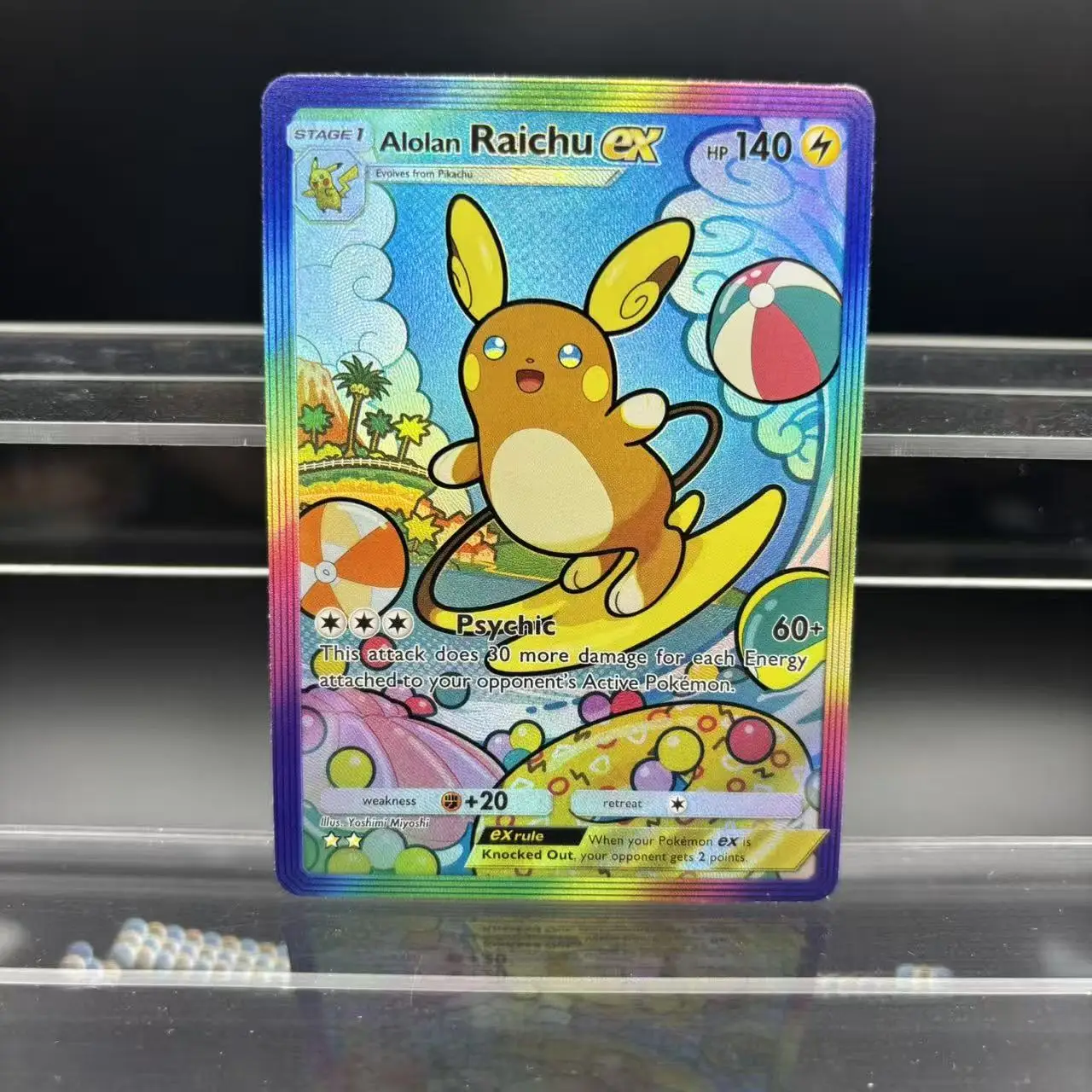 5Pcs/set Self Made PTCG English Pocket Mobile Game Snorlax Raichu Bibarel Hand-Drawn Flash Card Anime Collection Card Gift Toy