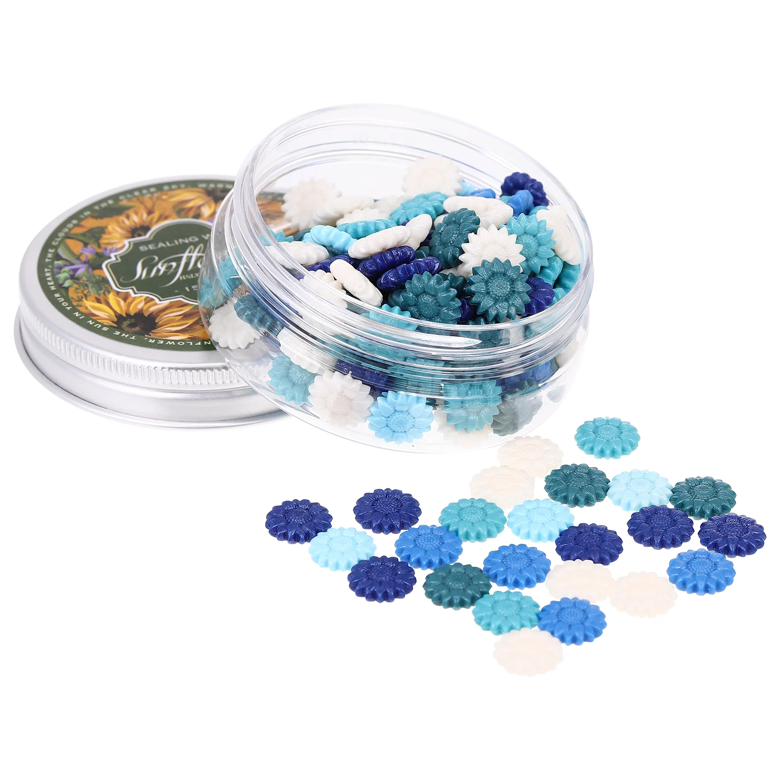 Beads Wax Fire Paint Particles Envelope Seal Wrapping Pearlescent Documents Sealing Stamp