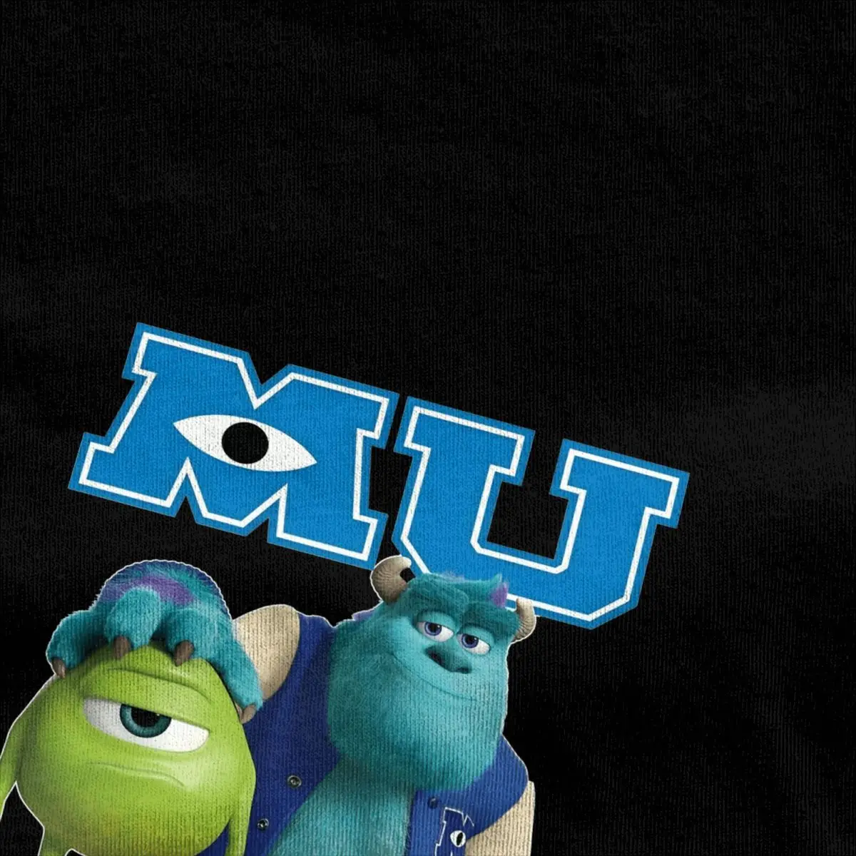 Men Monsters Inc. Mike And Sully 90's Style T Shirts Cotton Top Tees Summer Short Sleeve T Shirt O Neck Tee Shirt Large Size