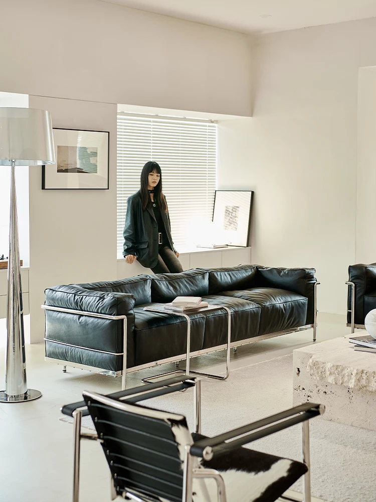 LC3 Leather Sofa Me…