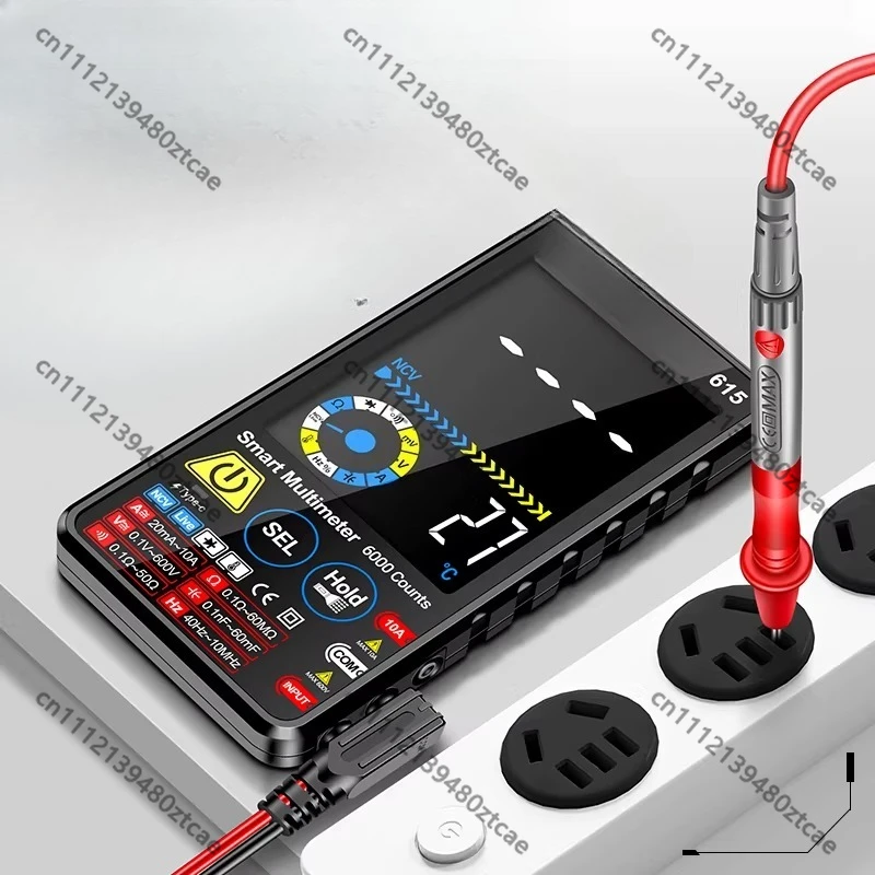 Smart Voice Multimeter Anti-burn Rechargeable High Precision Digital Multi-function Tester for Electricians