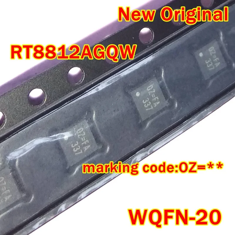1Pcs to 100Pcs Rt8812Agqw Wqfn-20 New Original Marking Code:Oz=** Power Management Chip/Controller Chip
