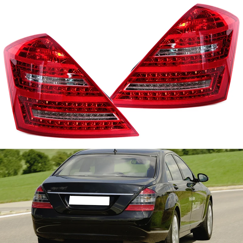 

For Mercedes Benz W221 S-Class 2007 2008 2009 LED Rear Tail Light DRL Turn Signal Stop Brake Fog Lamp Car Accessories