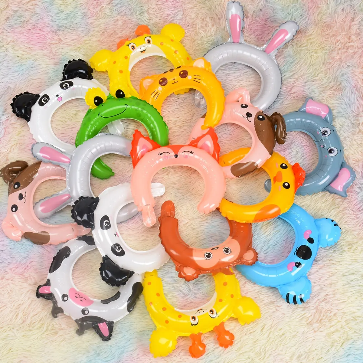 20pcs Mix Headband Balloon Cute Bear Rabbit Cartoon Balloon Kids Birthday Party Decoration Baby Shower Kids Toys