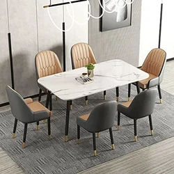 Dining Chairs Set of 2 Leisure Time Household Dining Chair Northern Europe Restaurant Light Luxury Commercial Soft Pack Chair