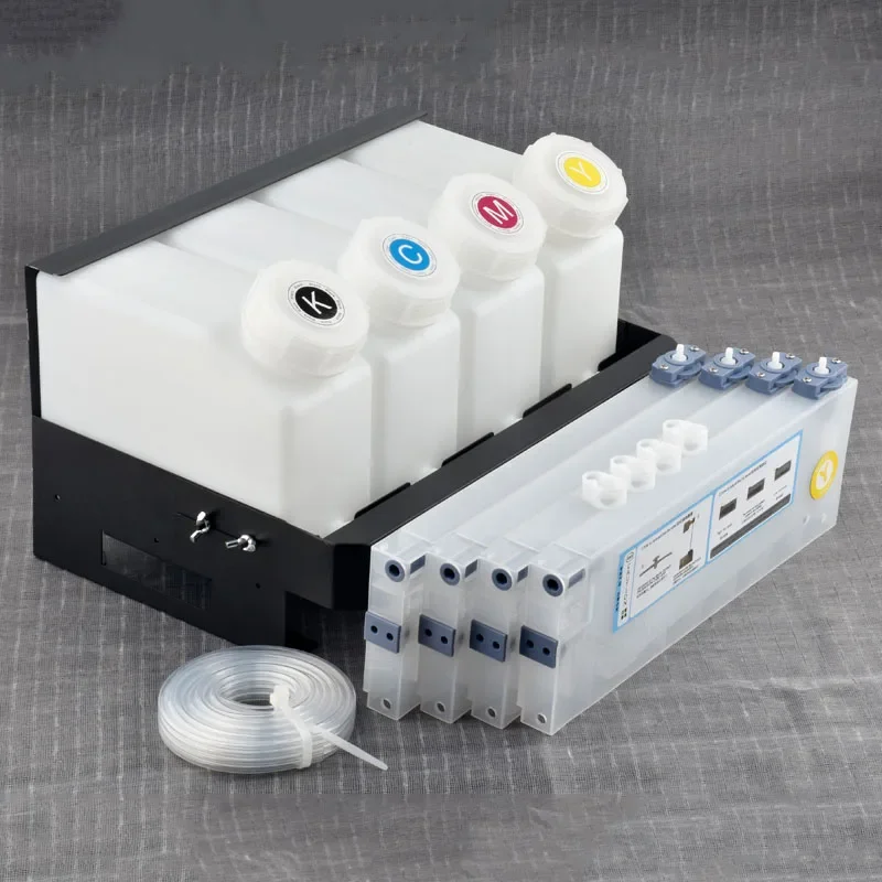 Auto refill bulk ink system ink cartridge for Roland/Mimaki/Mutoh and other printer continuous ink supply system