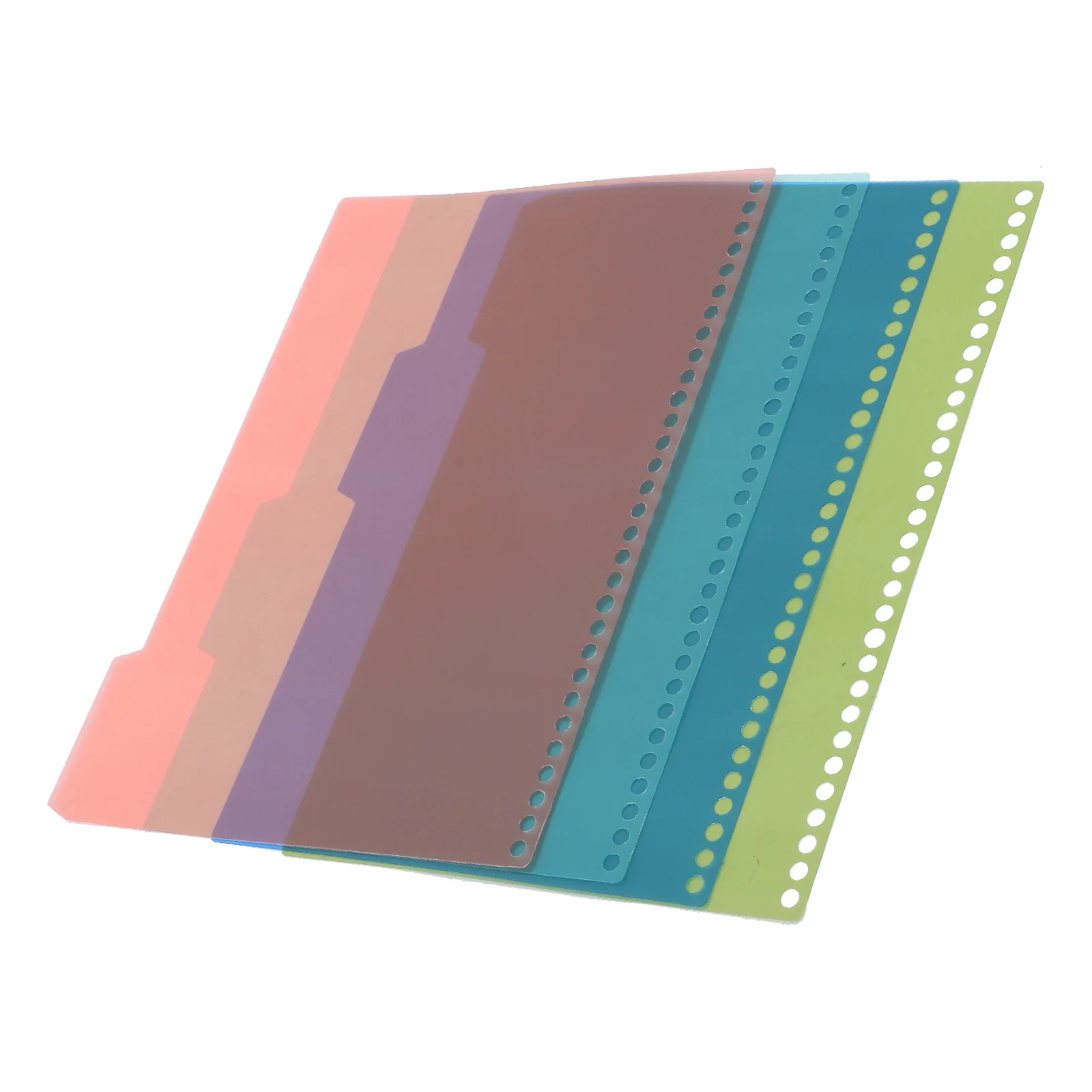 

4pcs Plastic Binder Dividers With Tabs For Office School Notebook File Page Marker Index Labels Divider Tabs For Journals
