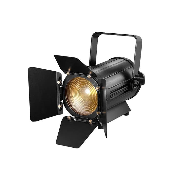 

Professional 100W Spotlight Ww Cw 2In1 Dmx512 Mini Led Fresnel Light With Manual Zoom